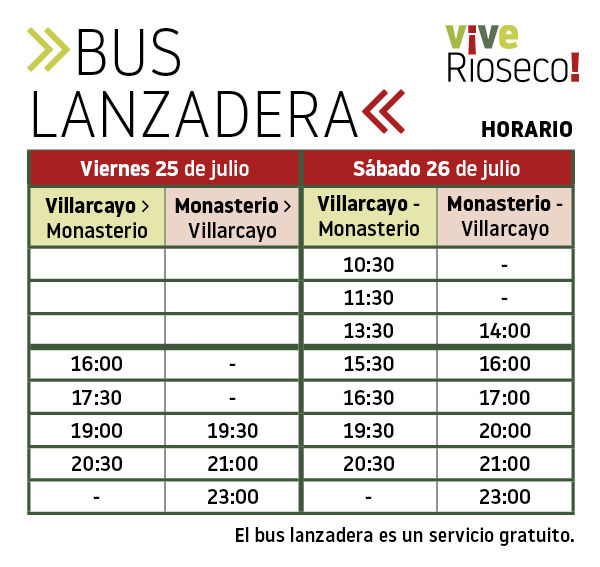 BUS LANZADERA 2025