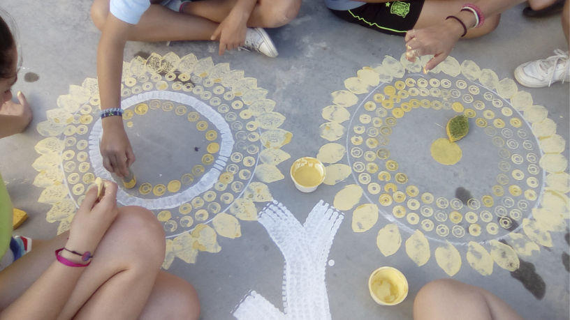 Jardines pintados