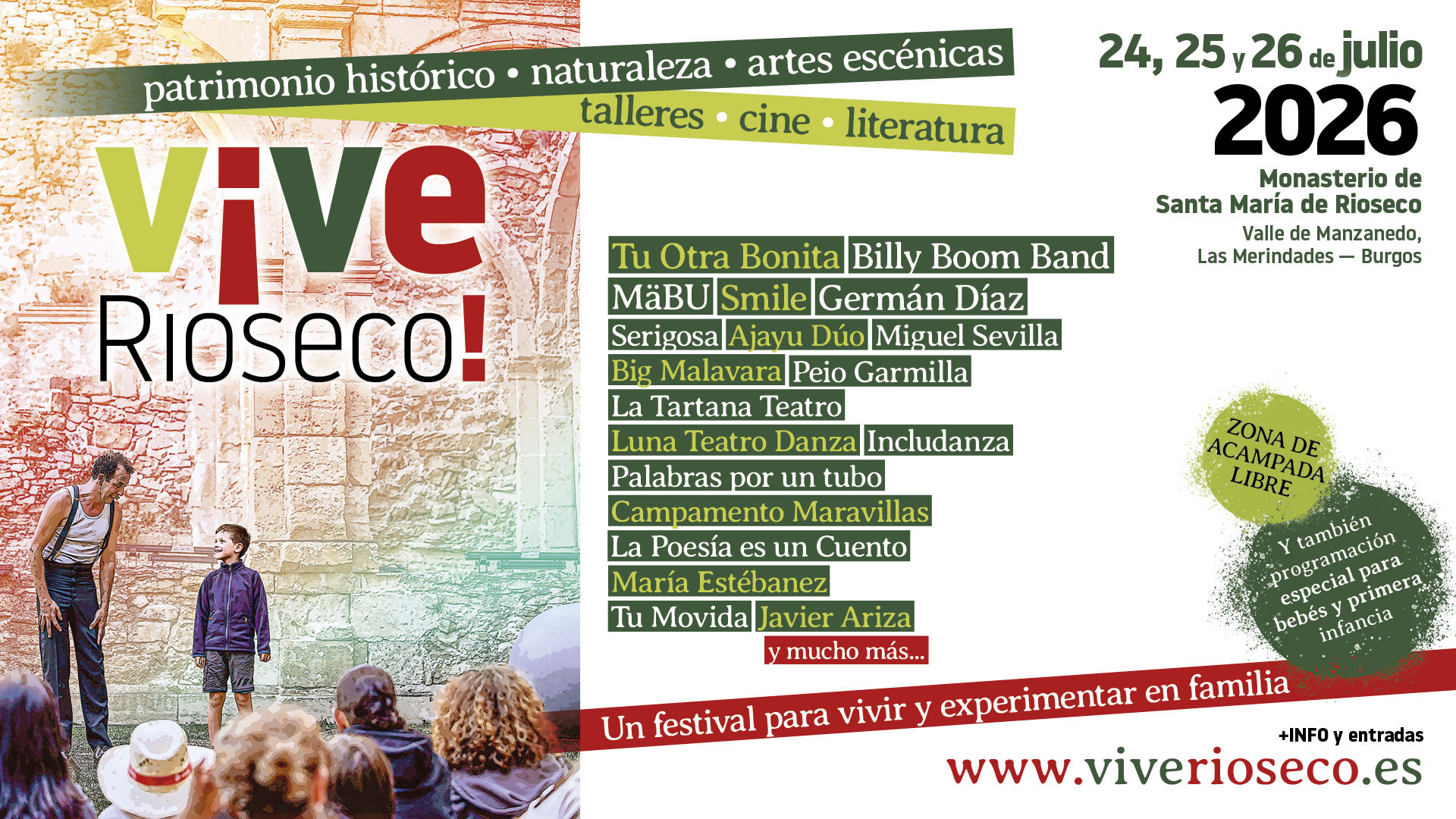 Avance de cartel Vive Rioseco 2026